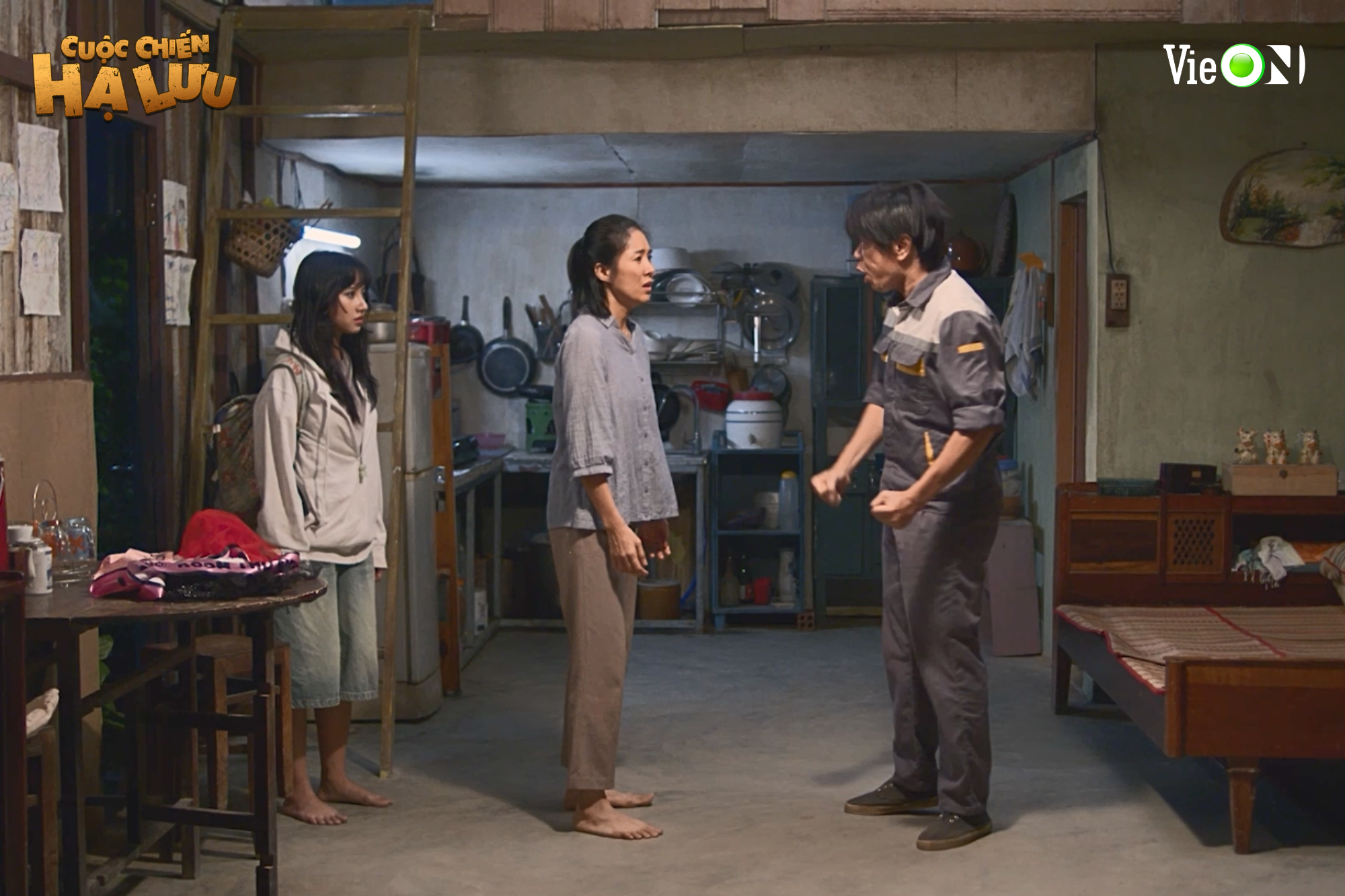 Lê Phương nói về cú tát của Thái Hòa trong 'Cuộc chiến hạ lưu'