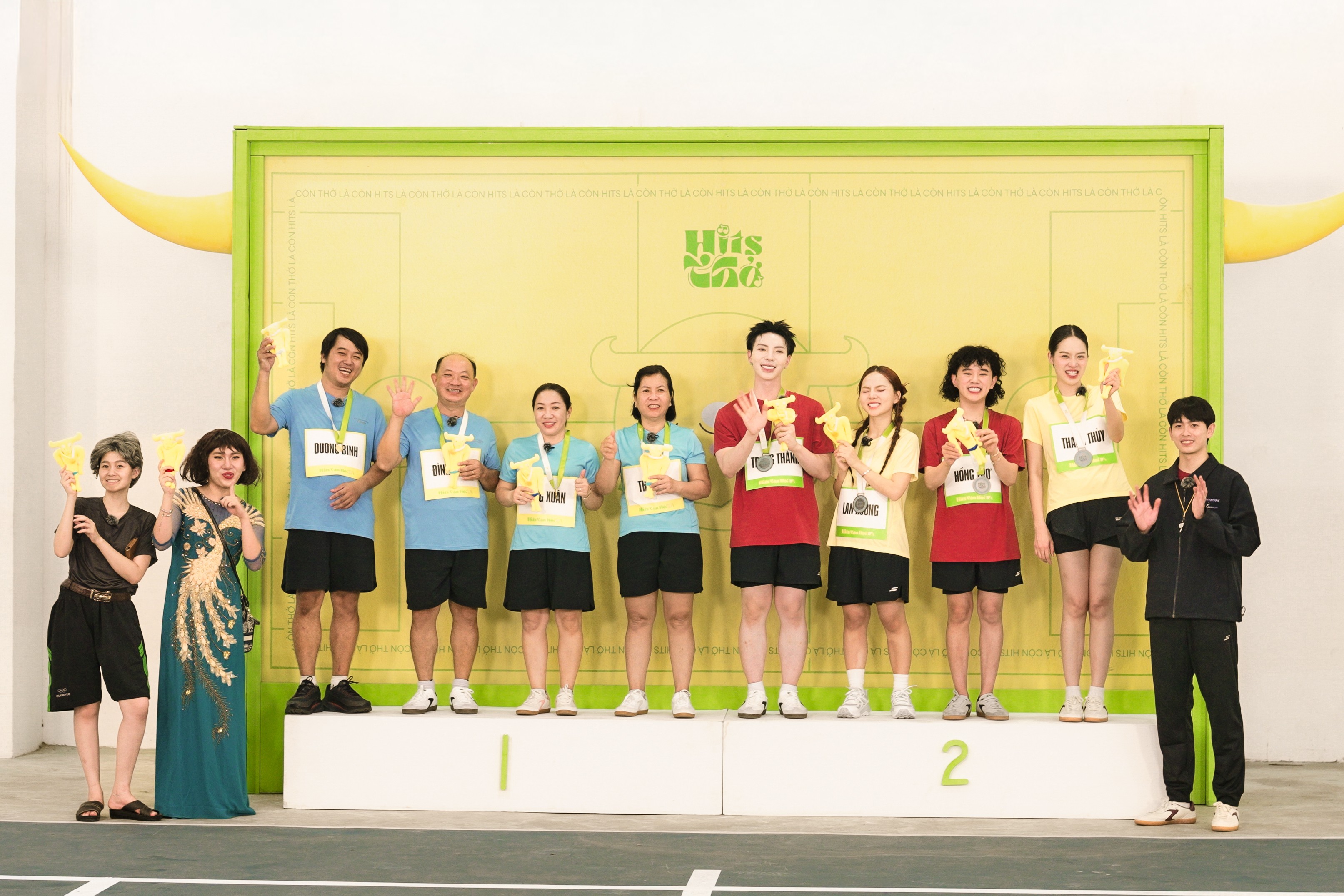 'Hits thở' tập 3: Nghệ sĩ Gen Z đối đầu 'lão tướng' trong Hội thao dân gian – Erik, Thanh Thủy, Ngô Lan Hương nhận cú sốc thể lực