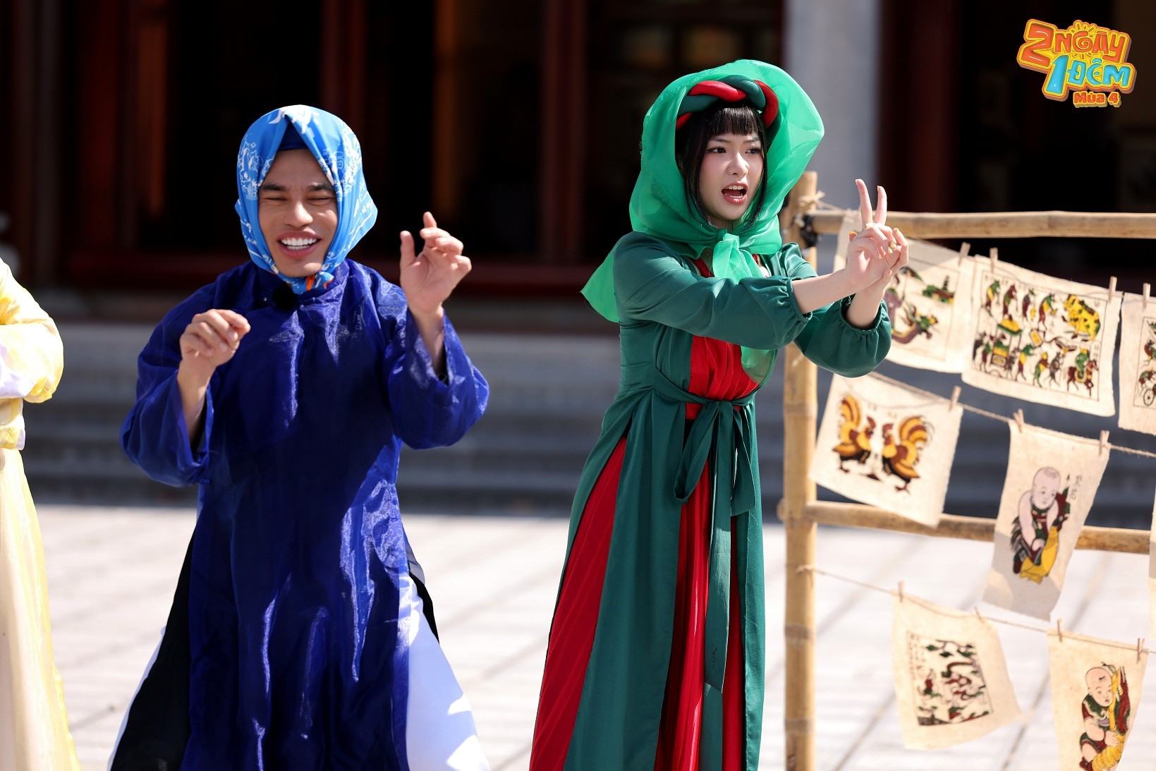 '2 ngày 1 đêm' tái hiện trò chơi dân gian Chạy Ró, xuất hiện nhiều 'chiến thần' với tạo hình độc - lạ