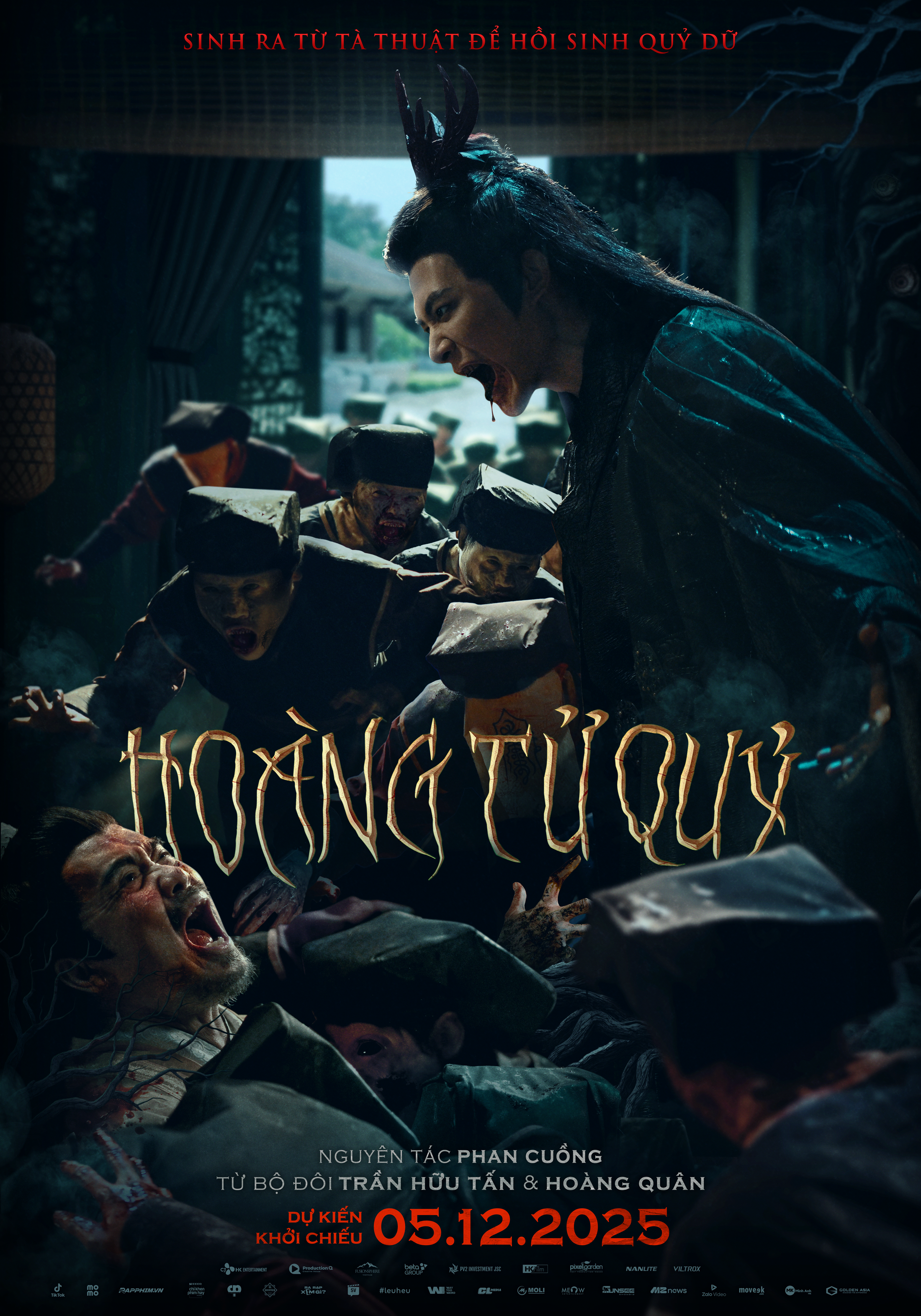 Lần đầu đóng phim kinh dị cổ trang, Anh Tú Atus hóa phản diện cực tà ác trong 'Hoàng tử quỷ'