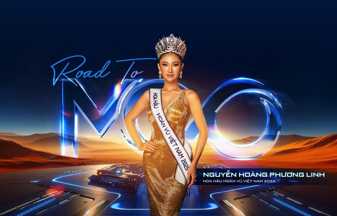 Hoa hậu Phương Linh 'xuyên không' trong hình hiệu 'Road To Miss Cosmo 2025', hướng đến dấu mốc 100 năm Quốc khánh Việt Nam