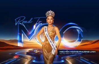 Hoa hậu Phương Linh 'xuyên không' trong hình hiệu 'Road To Miss Cosmo 2025', hướng đến dấu mốc 100 năm Quốc khánh Việt Nam