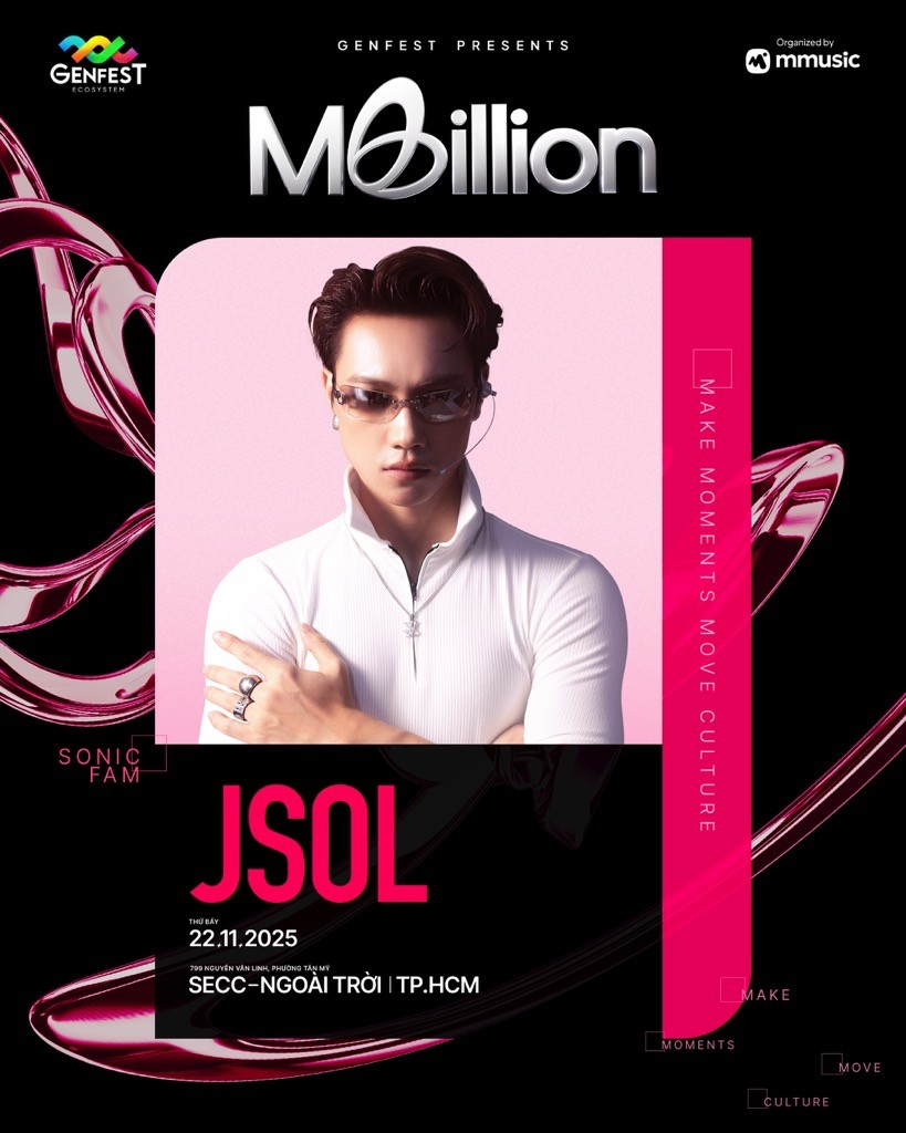 Từ rapper 'hổ Báo' đến idol 'Mèo hồng': B Ray và Jsol dẫn đầu line-up 'GENfest Presents Mbillion'