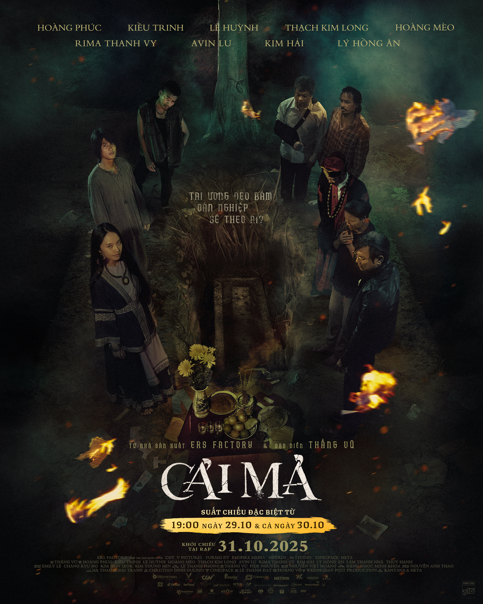 Dàn diễn viên 'Cải mả' lần đầu kể về trải nghiệm tâm linh trên phim trường