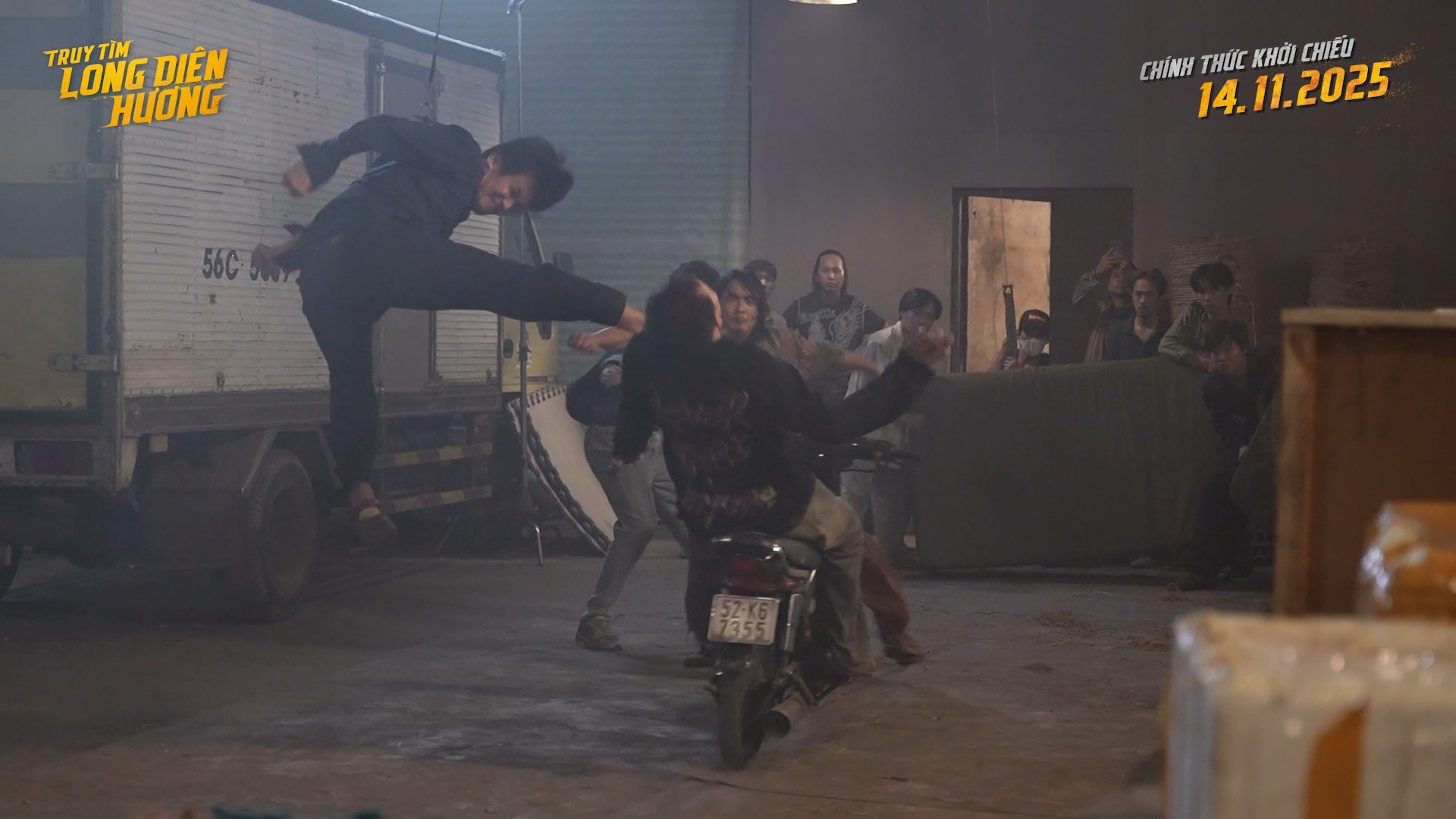 Hé lộ cảnh hành động giữa Quang Tuấn với Doãn Quốc Đam trong 'Truy tìm Long Diên Hương'?