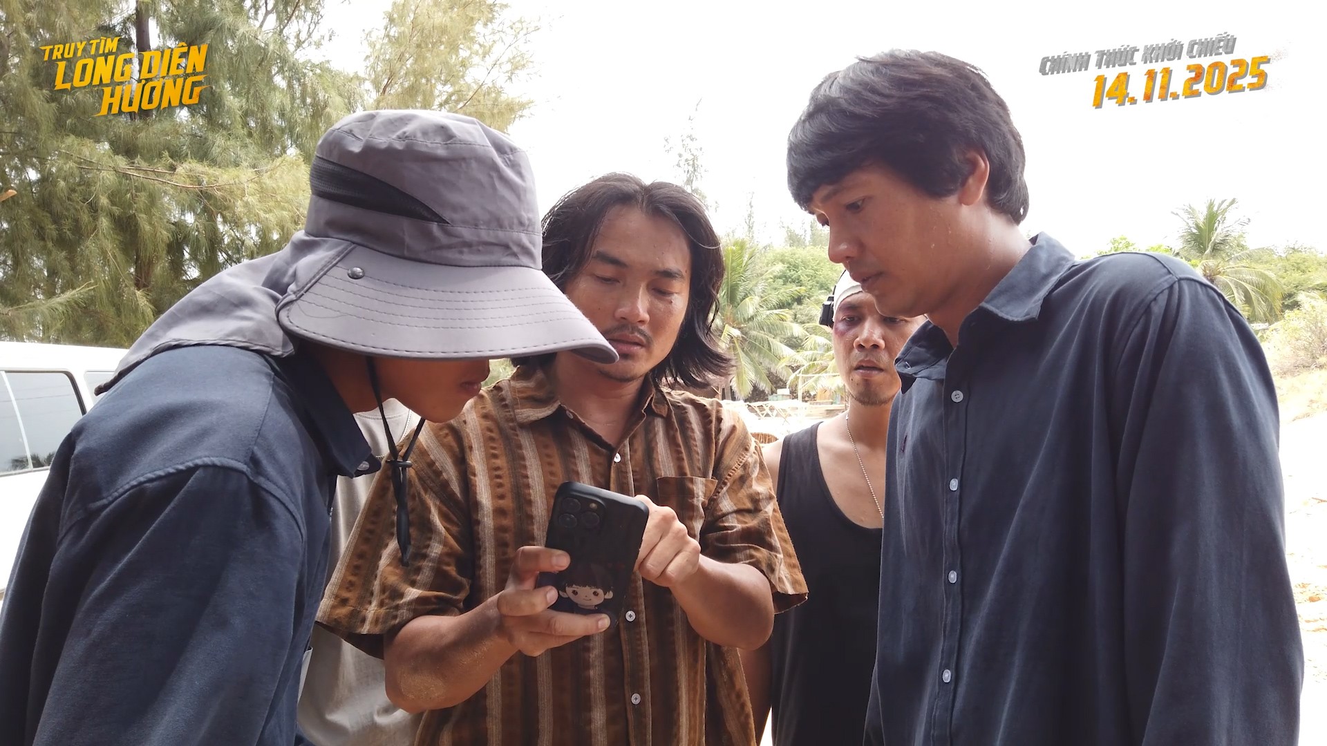 Hé lộ cảnh hành động giữa Quang Tuấn với Doãn Quốc Đam trong 'Truy tìm Long Diên Hương'?