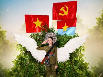 'Hoa lửa' - Trang phục dân tộc bùng nổ cảm xúc của Trịnh Mỹ Anh tại 'Miss Earth 2025'