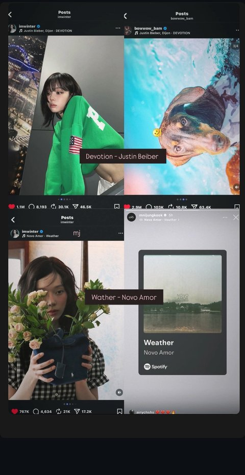 Tin đồn hẹn hò của Jungkook (BTS) và Winter (aespa) gây xôn xao dư luận