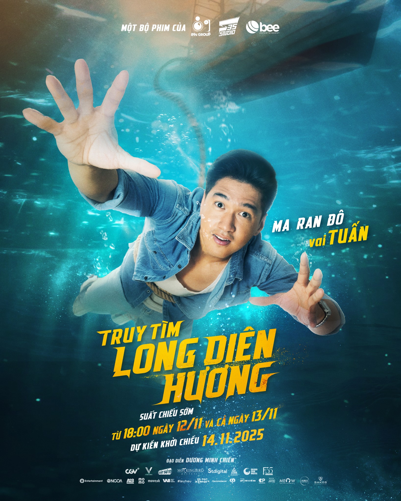 Poster độc lạ gắn liền biển cả của 'Truy tìm Long Diên Hương'