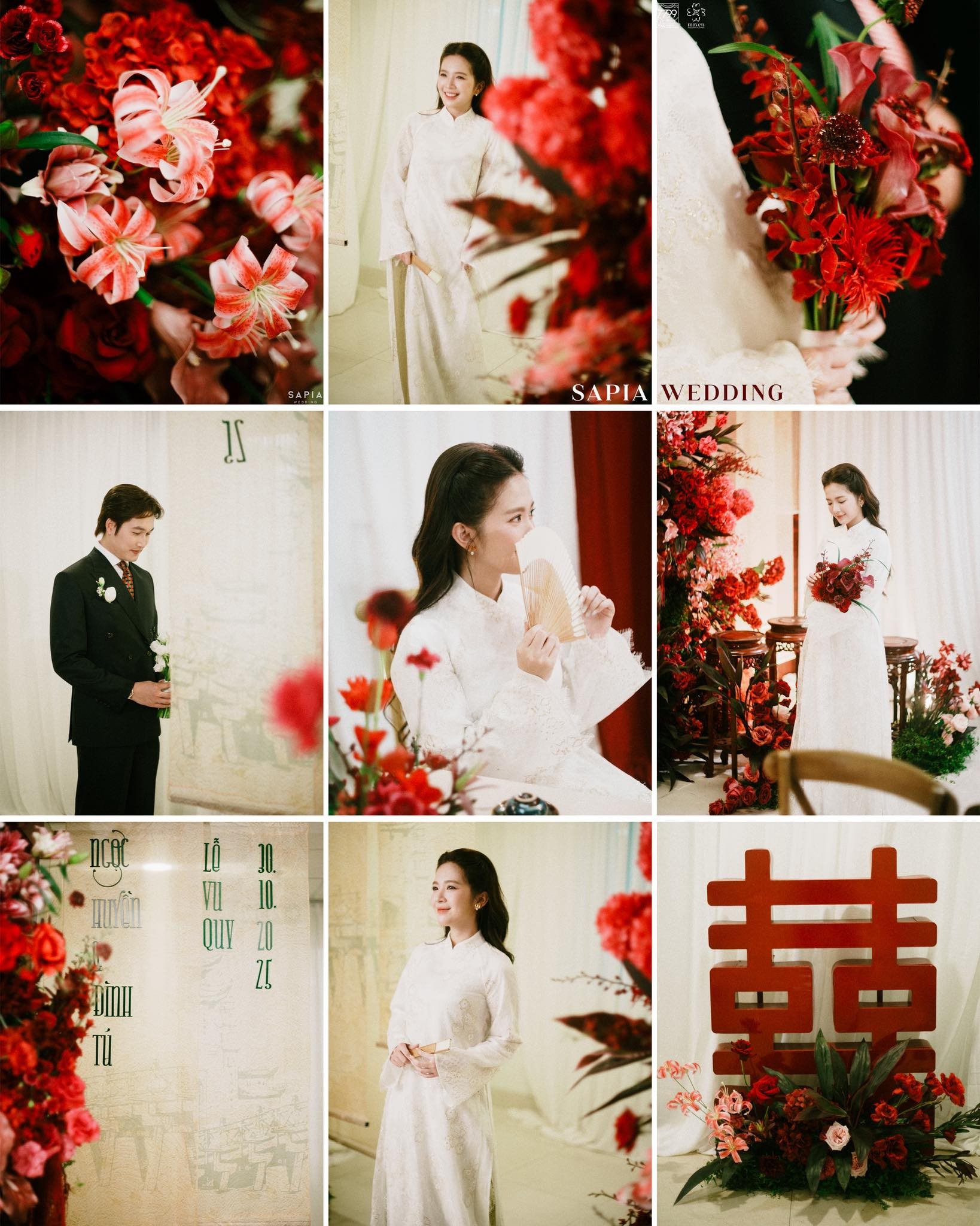 Đình Tú và Ngọc Huyền chính thức đính ước trong lễ ăn hỏi ấm cúng