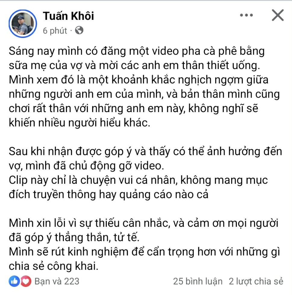 Chồng Hoa hậu H'Hen Niê pha cà phê bằng sữa vợ gây 'bão' mạng xã hội Chồng Hoa hậu H'Hen Niê pha cà phê bằng sữa vợ gây 'bão' mạng xã hội