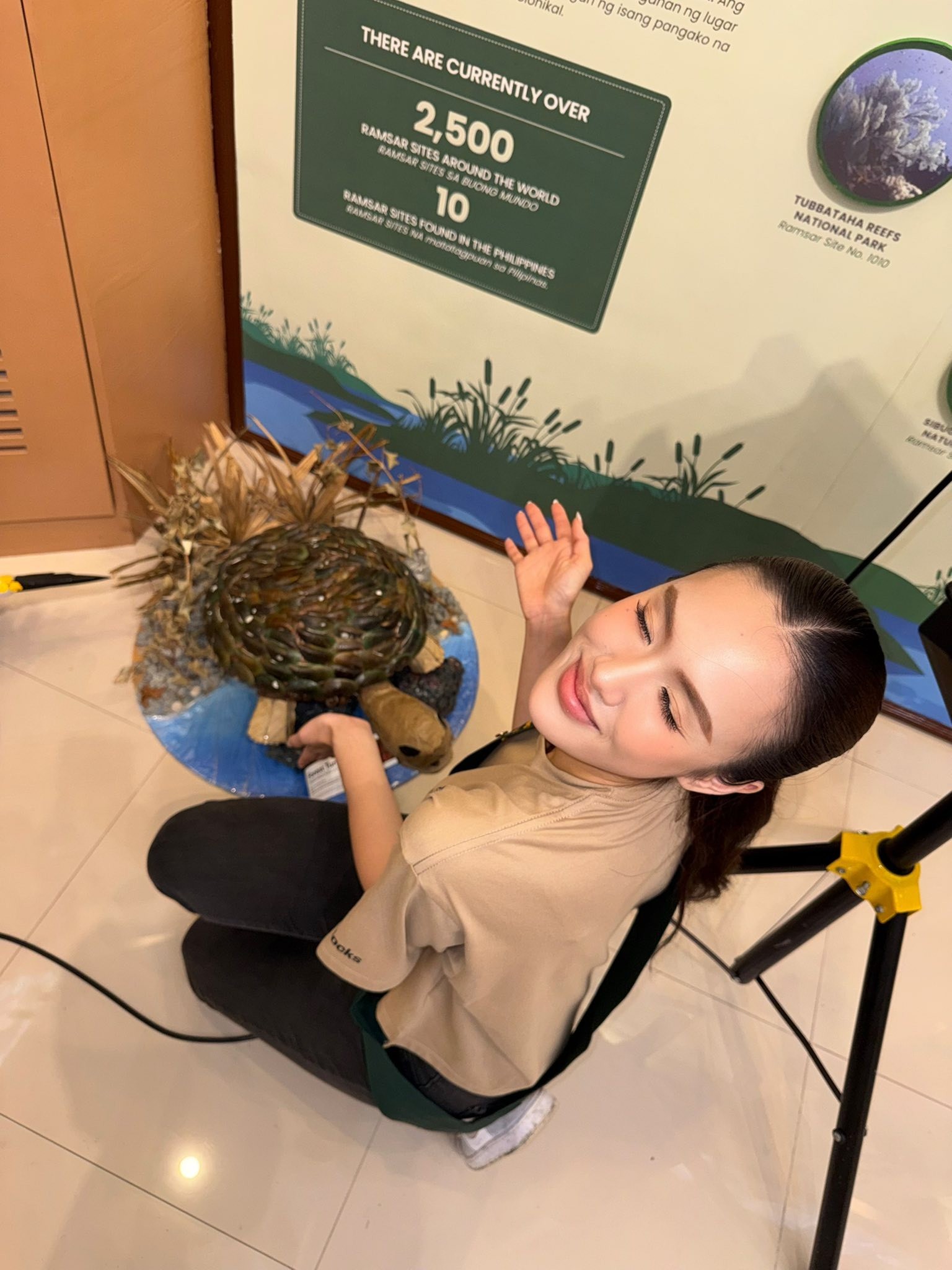 Trịnh Mỹ Anh năng động, thân thiện trong hoạt động vì môi trường