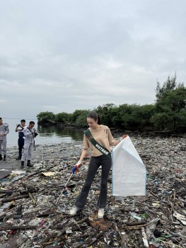 Trịnh Mỹ Anh năng động, thân thiện trong hoạt động vì môi trường