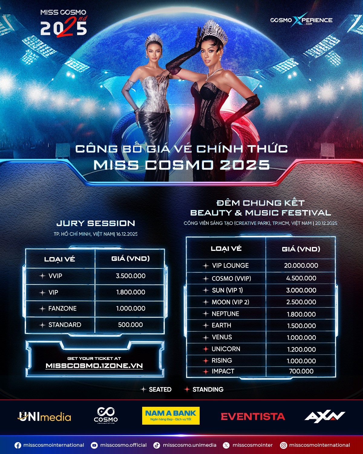 Không còn là lời đồn, 'Queen B' Bonang Matheba chính thức đảm nhận vai trò Host tại 'Miss Cosmo 2025'