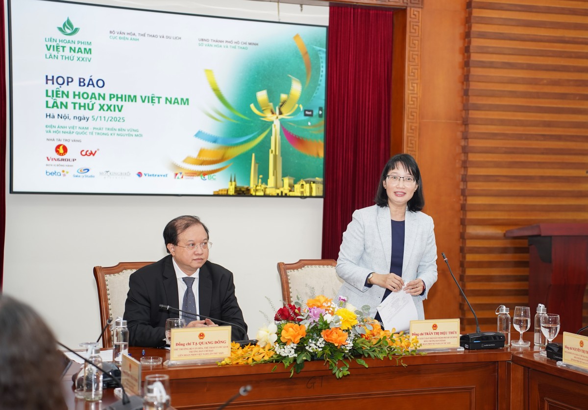 Họp báo Liên hoan Phim Việt Nam lần thứ XXIV: Phát triển bền vững và hội nhập quốc tế trong kỷ nguyên mới
