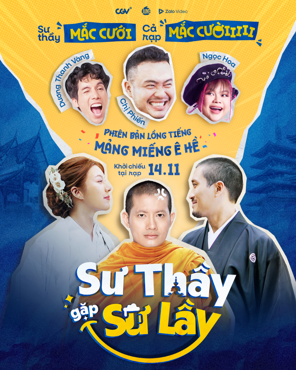 'Sư thầy gặp sư lầy' 'quậy' tung đất Nhật của bộ tứ báo thủ khiến dân tình 'xỉu ngang'