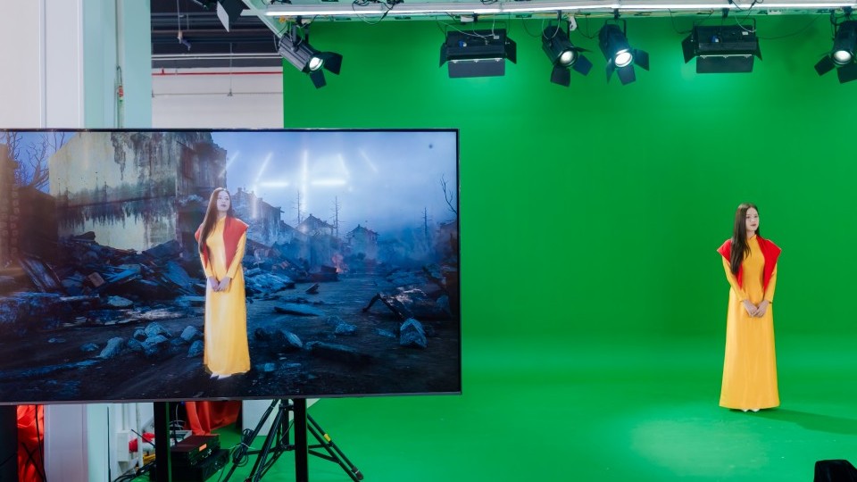 Lần đầu xuất hiện Phim trường số tại Triển lãm A80, khán giả Việt nhập vai chiến sĩ trong bối cảnh 'Đào, Phở và Piano'