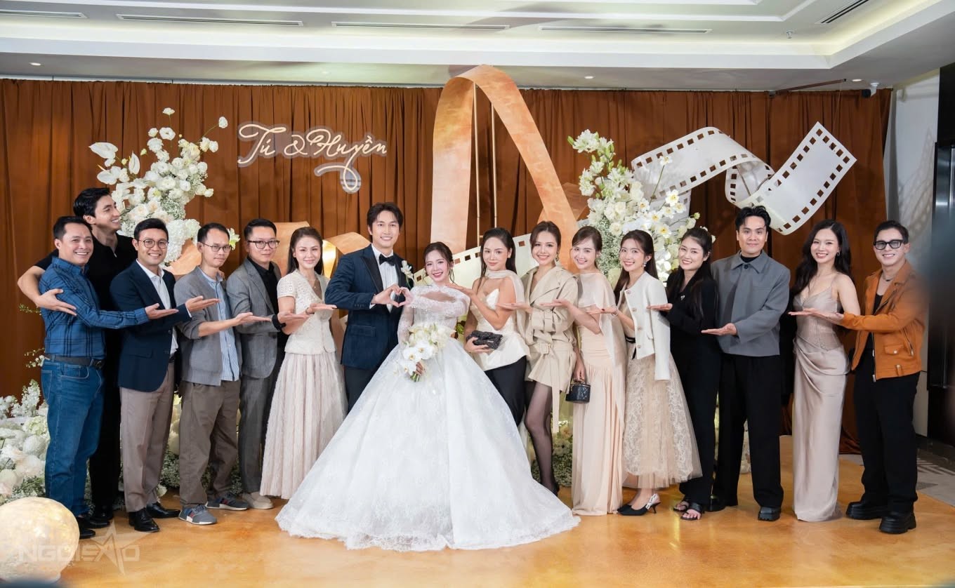 Đám cưới Đình Tú - Ngọc Huyền: Cặp đôi 'Phim giờ vàng' chính thức về chung một nhà