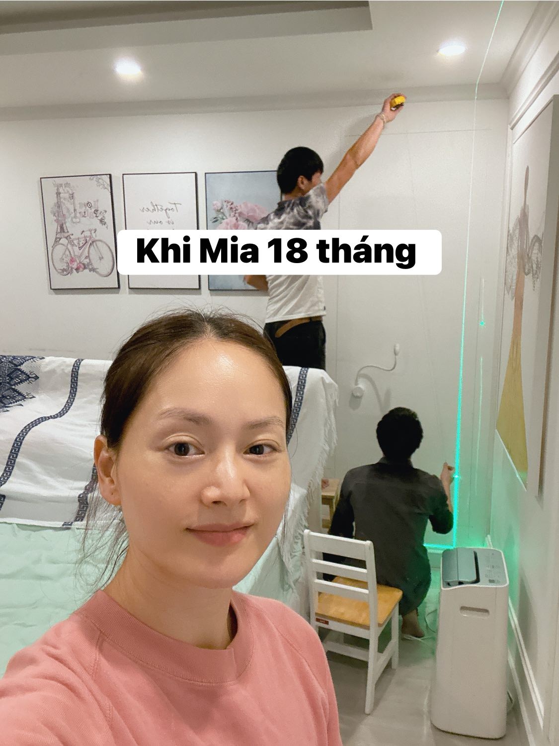 Lan Phương gây tranh cãi khi chia sẻ hình ảnh sửa nhà lên mạng xã hội