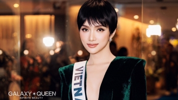 Hương Giang gây sốt với mái tóc khác lạ tại Miss Universe, phản ứng bất ngờ của Nawat