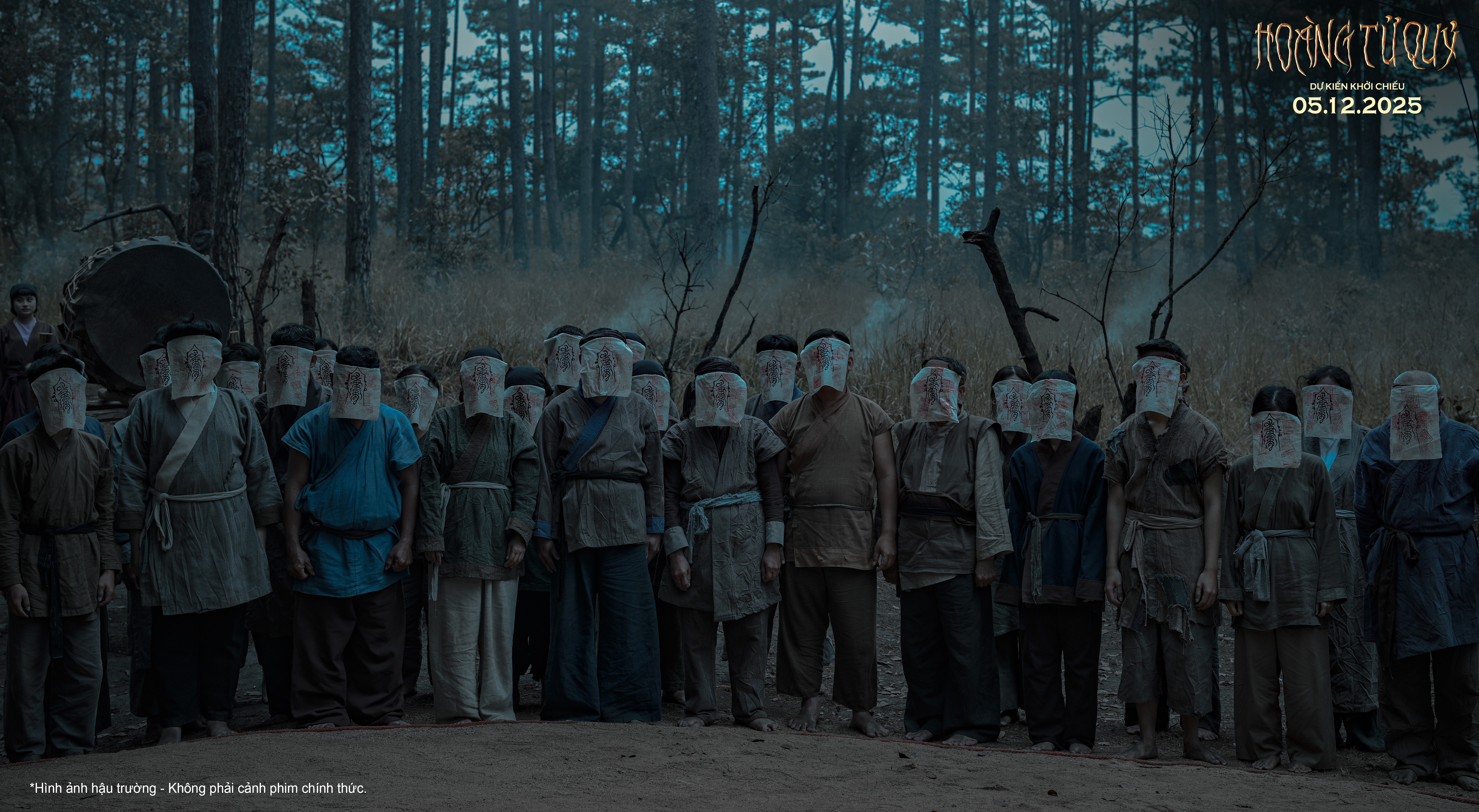 Hậu trường đại cảnh 'Hoàng tử quỷ': Lương Thế Thành khoe hình thể vạm vỡ, đấu vật trước hàng trăm diễn viên quần chúng