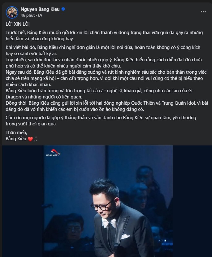 Bằng Kiều gây bão dư luận khi phát ngôn 'chấp một mắt' về chuyên môn với G-Dragon