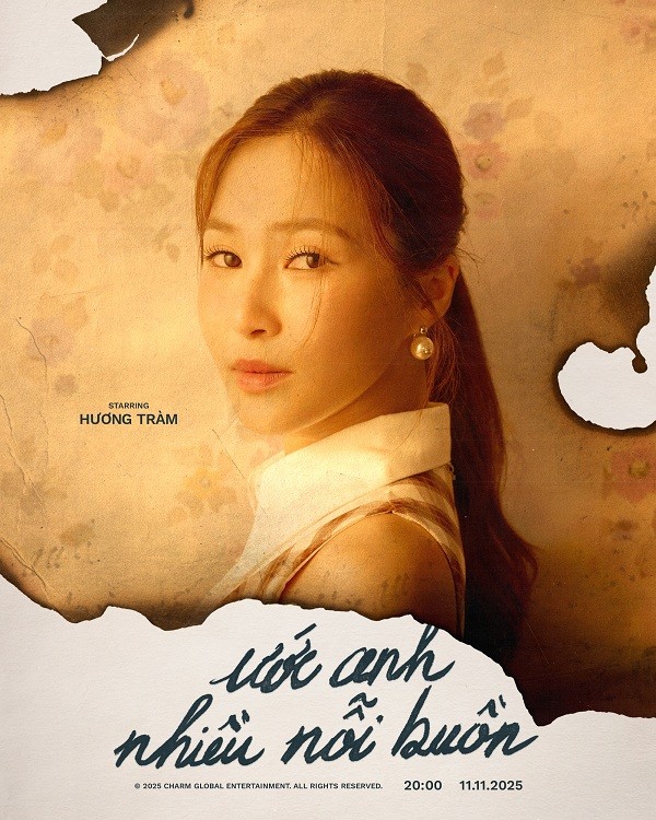 Hương Tràm quay trở lại đường đua V-Pop với ca khúc ballad 'Ước anh nhiều nỗi buồn'