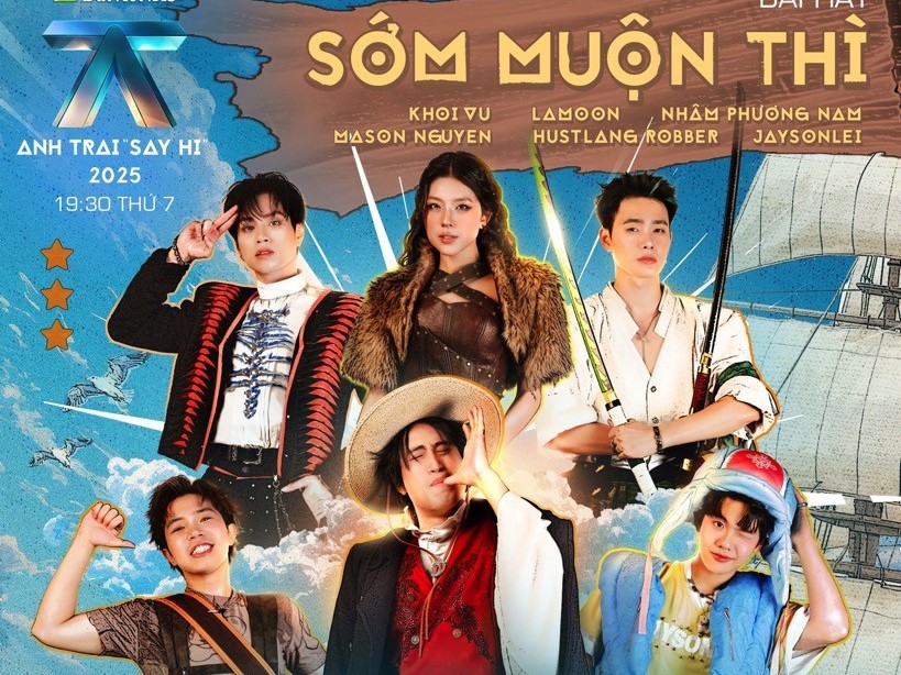 Các ca khúc Live Stage 3 của 'Anh trai 'Say Hi' 2025' liên tiếp dẫn đầu BXH nhạc Việt