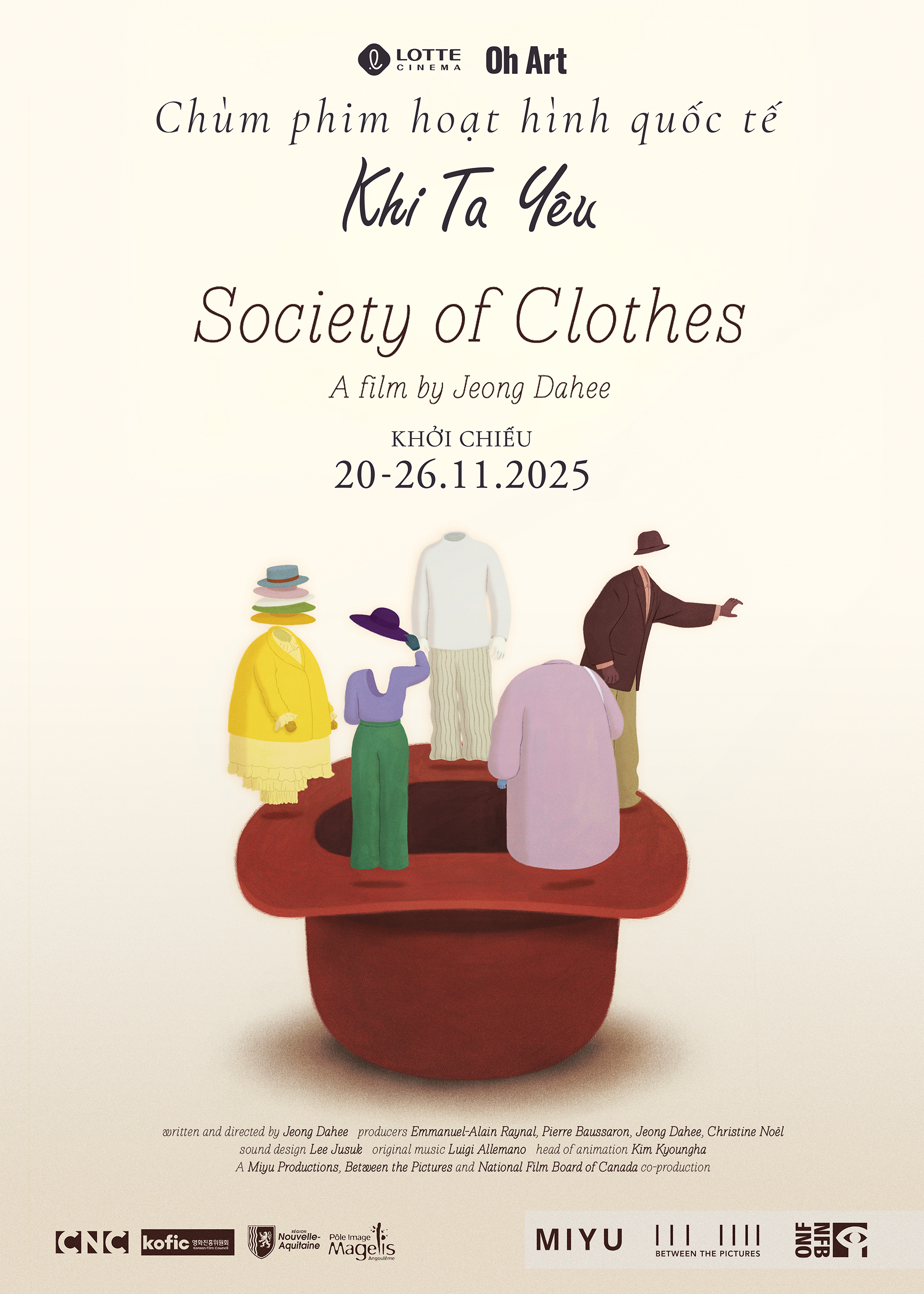 Chùm phim ngắn hoạt hình quốc tế được trình chiếu tại hệ thống cụm rạp Lotte Cinema Việt Nam từ ngày 20 – 26/11