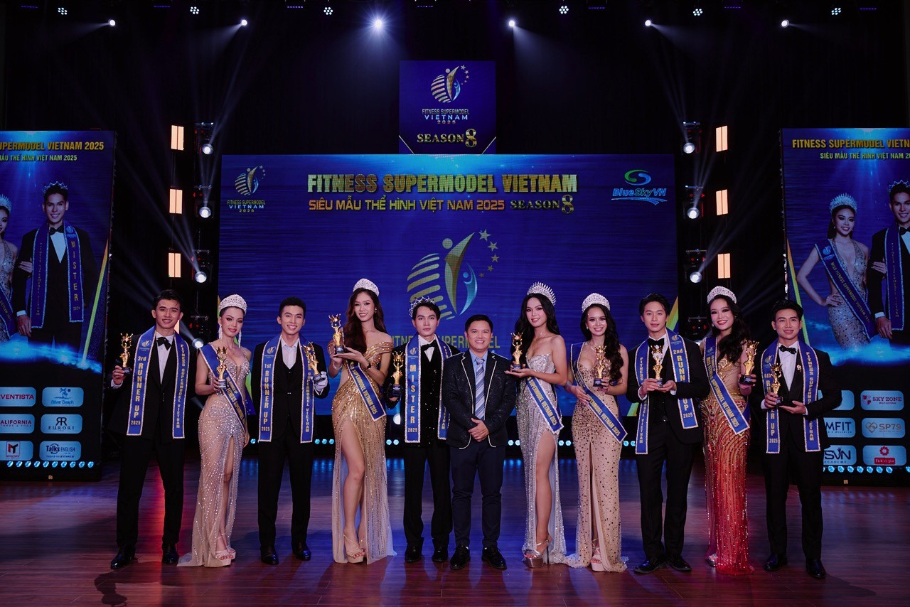 Minh Phụng – Ngọc Thiện đăng quang Quán quân 'Fitness Supermodel Vietnam 2025'