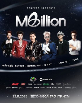 6 ngôi sao hàng đầu Vpop đổ bộ 'GENfest Presents Mbillion', mô hình mini-concert Việt tiên phong tạo dấu ấn