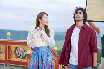 Bất ngờ với 'tình mới' điển trai của Khả Ngân trong phim tình cảm Việt - Ấn