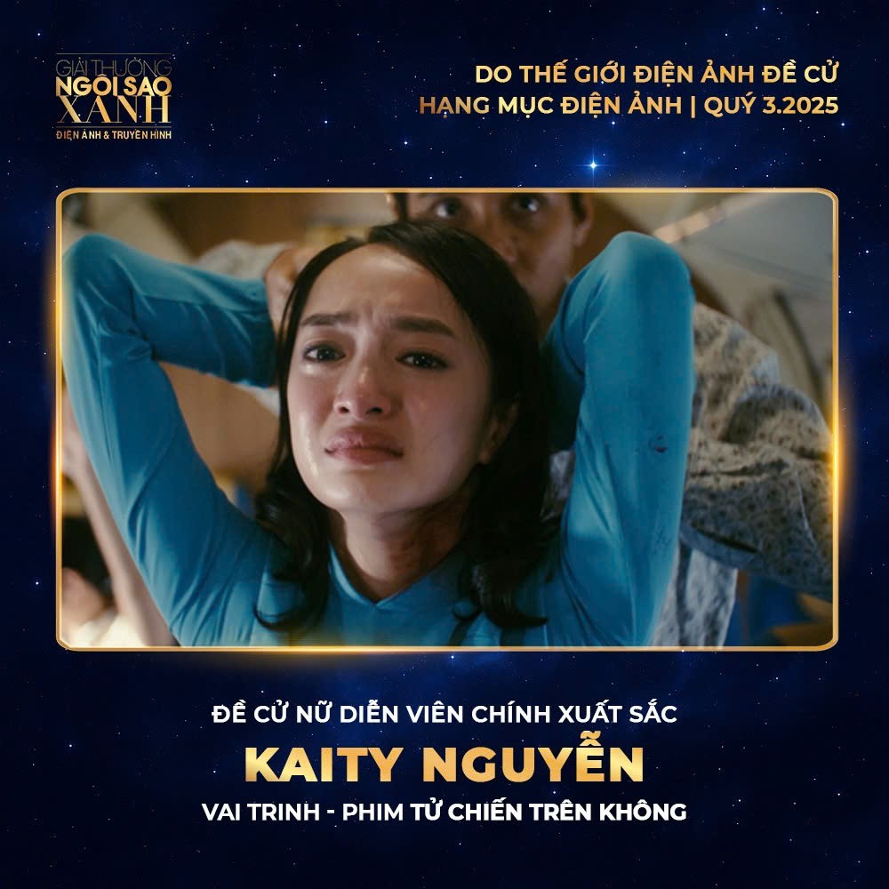 Kaity Nguyễn được đề cử Ngôi Sao Xanh 2025: Từ ‘Em chưa 18’ đến bước ngoặt hành động trong ‘Tử Chiến Trên Không’