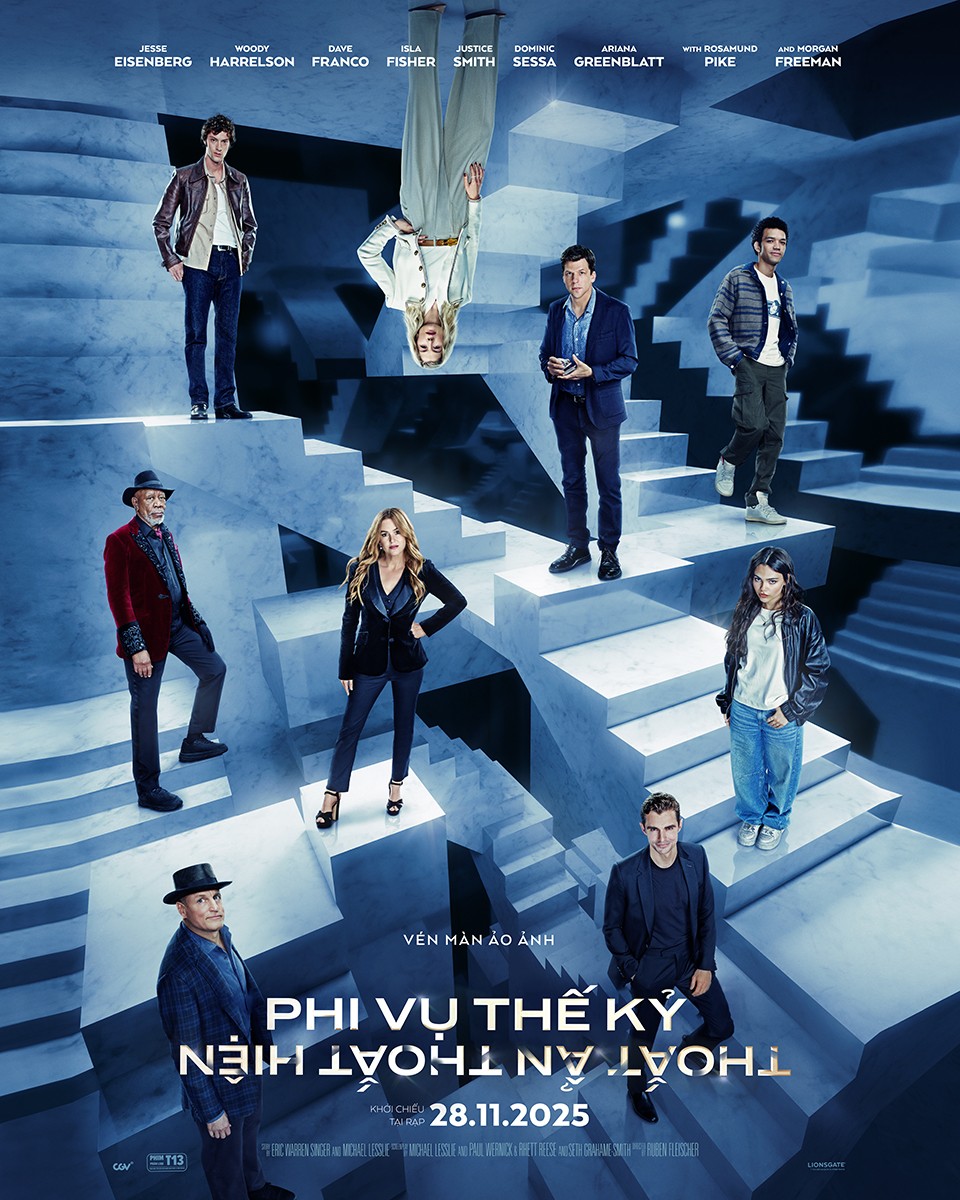 'Now you see me' trở lại sau 9 năm cùng 'tứ kỵ sĩ' huyền thoại ấn định ngày khởi chiếu tại Việt Nam