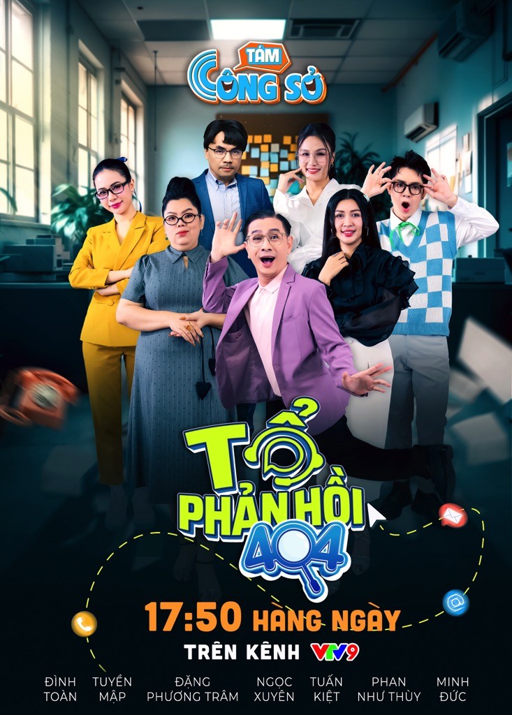 Nghệ sĩ Đình Toàn hóa nhân viên thử việc lâu năm trong 'Tám công sở - Tổ phản hồi 404'