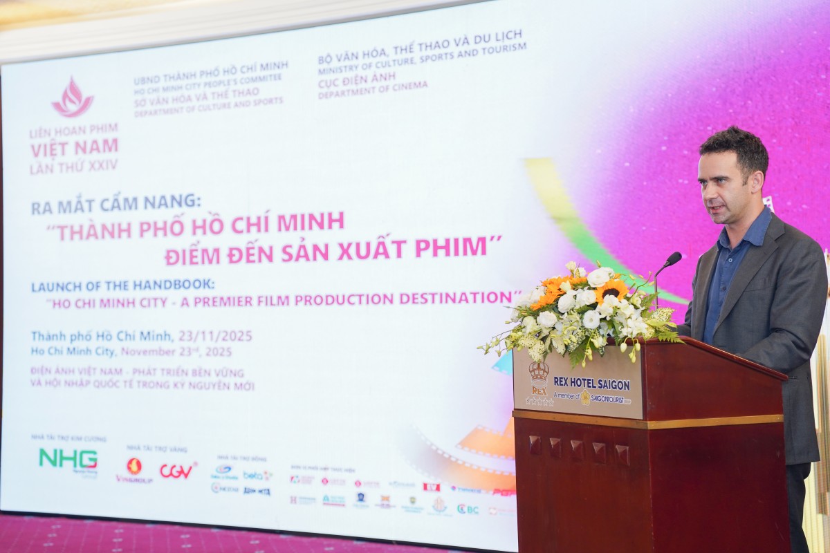 Ra mắt cẩm nang thu hút các đoàn phim quốc tế đến với TP.HCM Ra mắt cẩm nang thu hút các đoàn phim quốc tế đến với TP.HCM