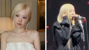 Rosé (BlackPink) gây chú ý với hành động bất ngờ trên sân khấu