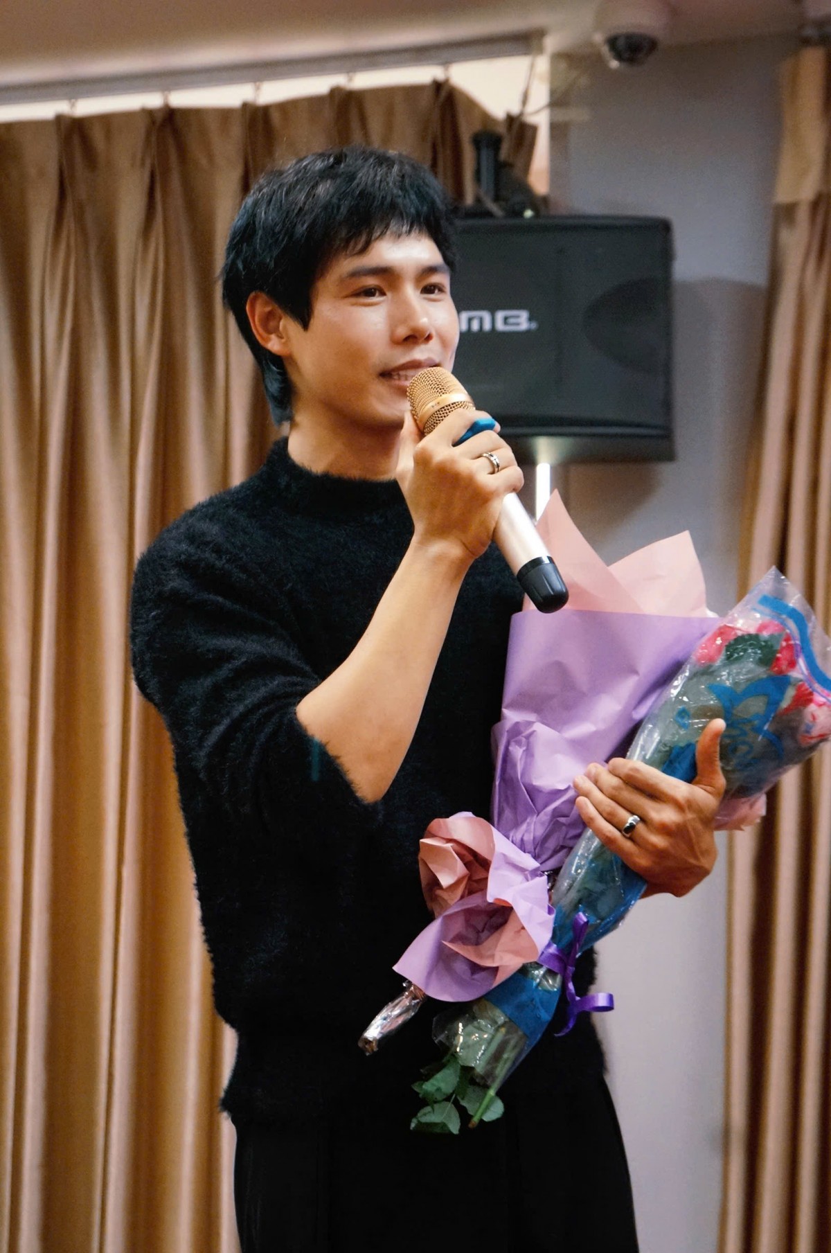 Diễn viên Bá Cường xuất hiện tại sự kiện ra mắt 'Ngõ Nữ Quyền'