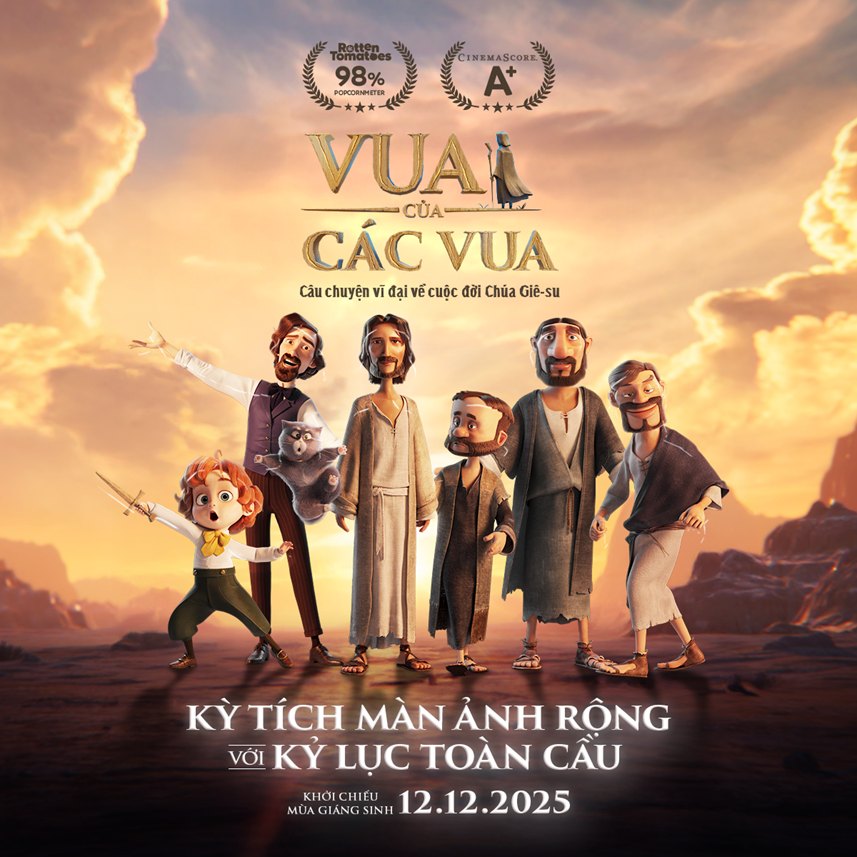 Bom tấn hoạt hình 'The King of Kings' sẽ cập bến Việt Nam dịp lễ Giáng sinh