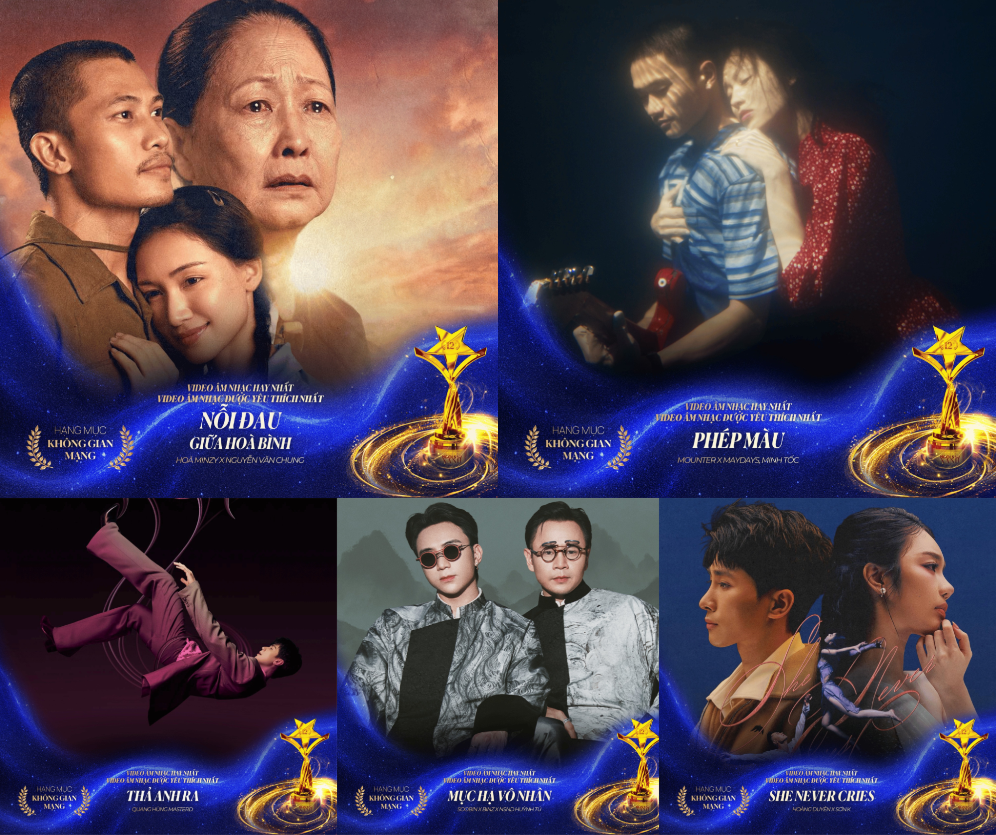 Ngôi Sao Xanh 2025 đạt số lượng kỷ lục: 741 đề cử tranh tài, quy tụ hầu hết tác phẩm đình đám nhất năm qua Ngôi Sao Xanh 2025 đạt số lượng kỷ lục: 741 đề cử tranh tài, quy tụ hầu hết tác phẩm đình đám nhất năm qua