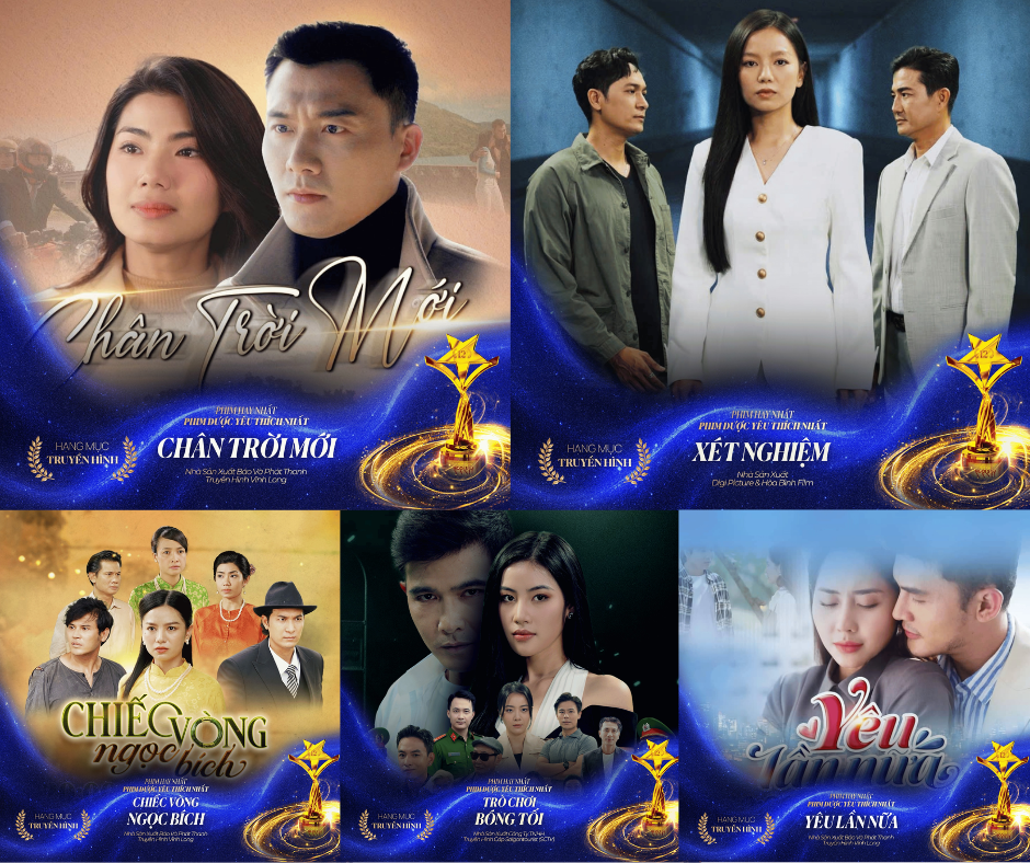 Truyền hình Việt tại Ngôi Sao Xanh 2025: Sự lên ngôi của các đề tài tâm lý xã hội và cuộc đua tài năng đa thế hệ