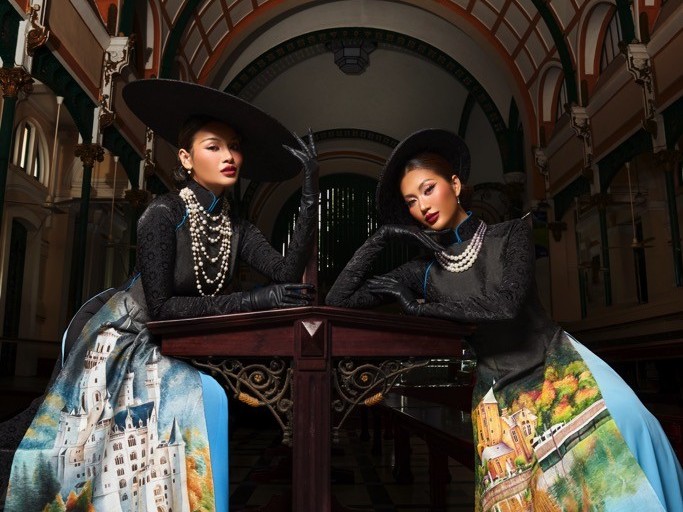 Top 2 'Miss Cosmo 2024' khoe sắc trong tà áo dài, quảng bá văn hóa Việt trước thềm khép lại nhiệm kỳ rực rỡ