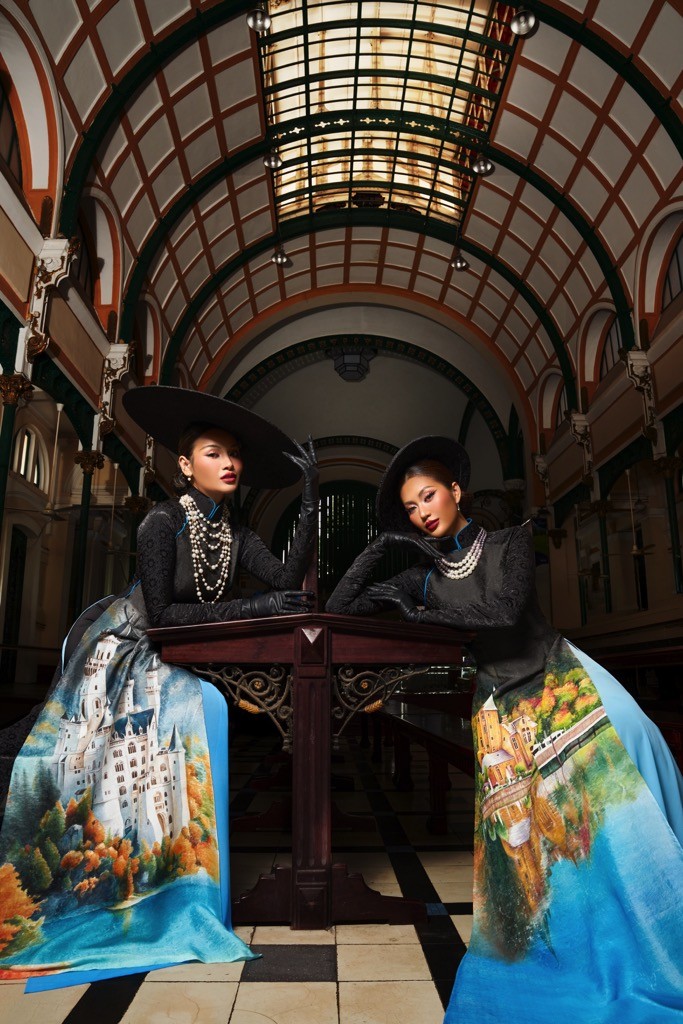 Top 2 'Miss Cosmo 2024' khoe sắc trong tà áo dài, quảng bá văn hóa Việt trước thềm khép lại nhiệm kỳ rực rỡ