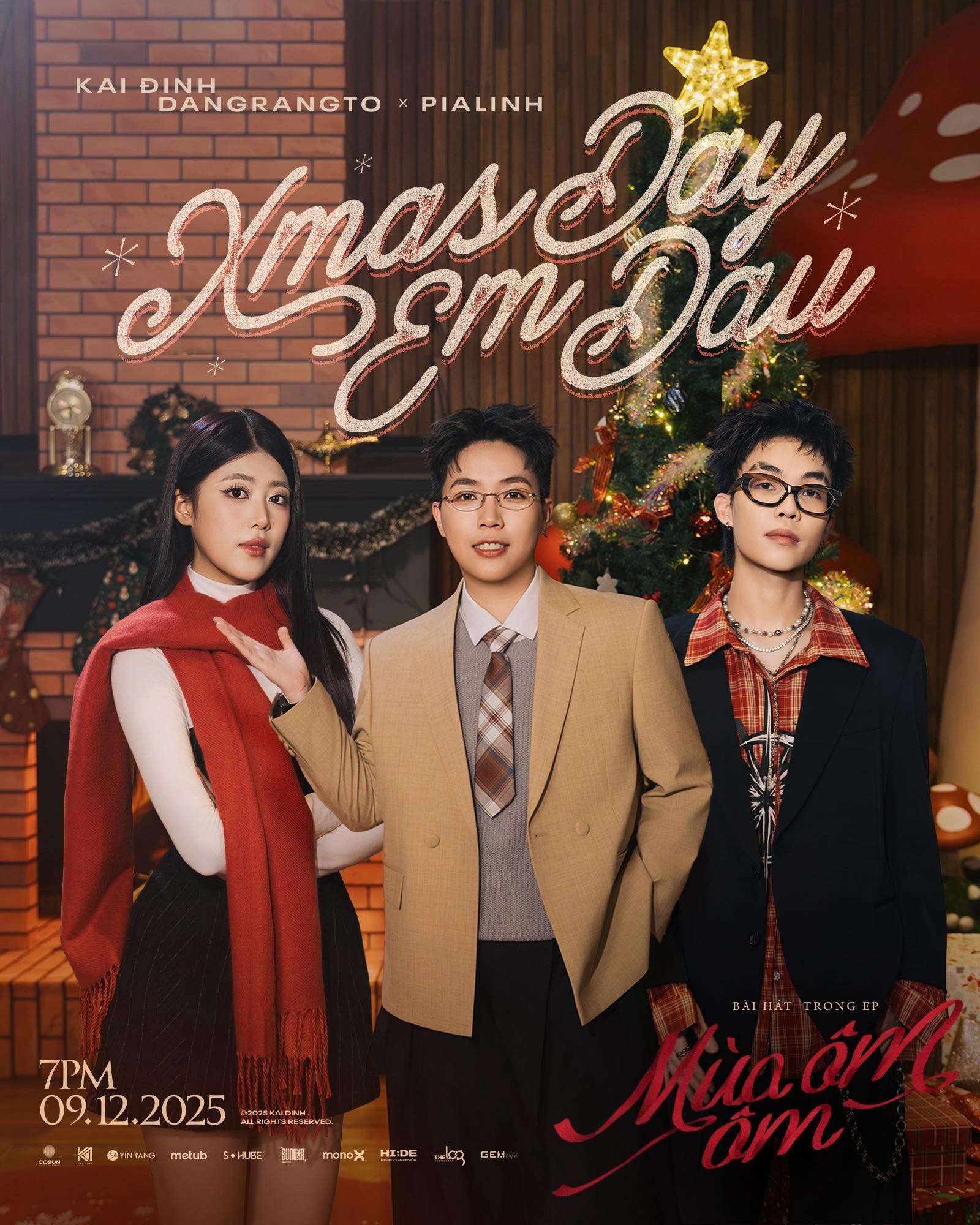 Kai Đinh rủ Min, Hoàng Dũng, Dangrangto, Juky San… ra nhạc Giáng sinh siêu đáng yêu