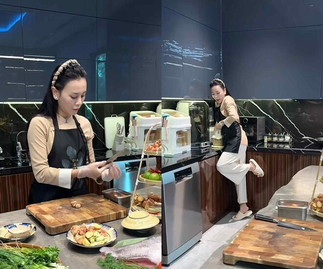 Phương Oanh tái xuất với 'Bếp nàng Ỉn': Gây chú ý vì vẻ ngoài khác lạ