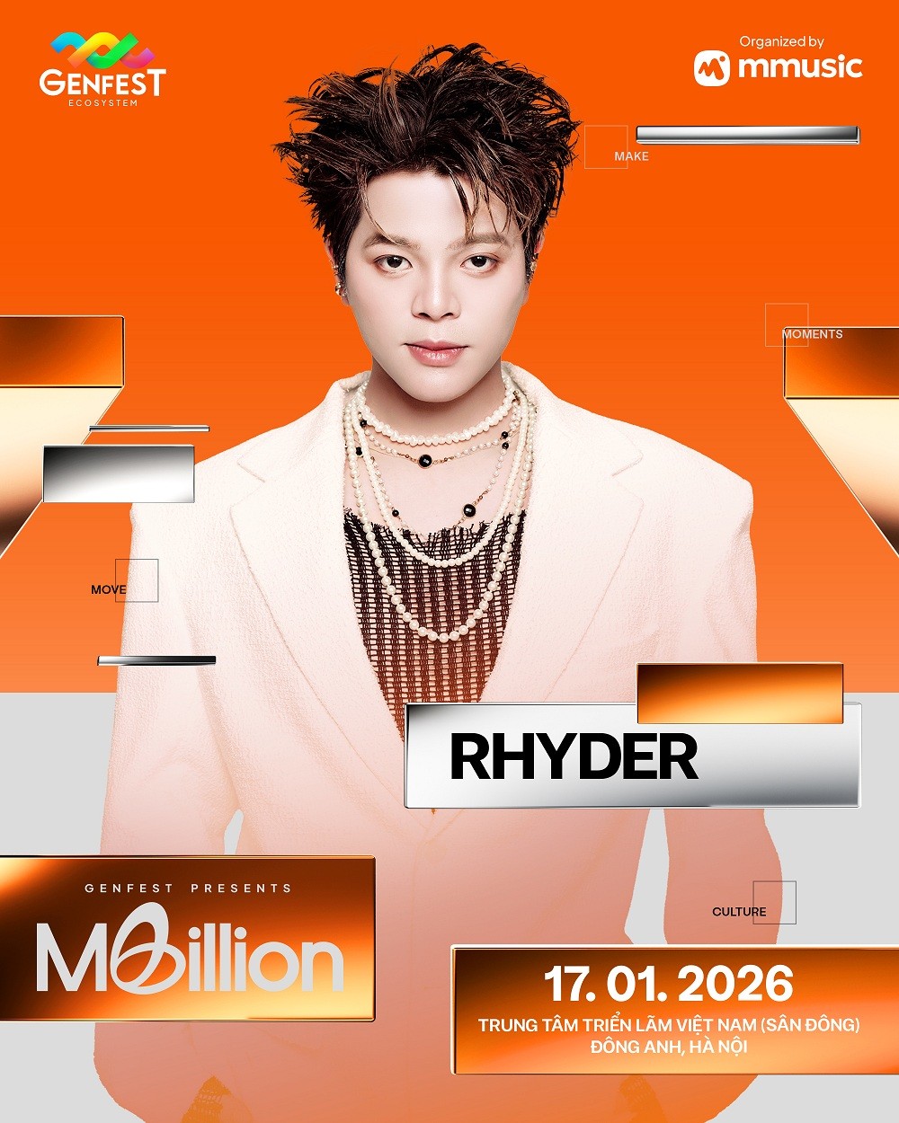 'GENfest presents MBillion' Hà Nội sẽ chứng kiến mini concert 45 phút đẳng cấp của Rhyder và Jsol