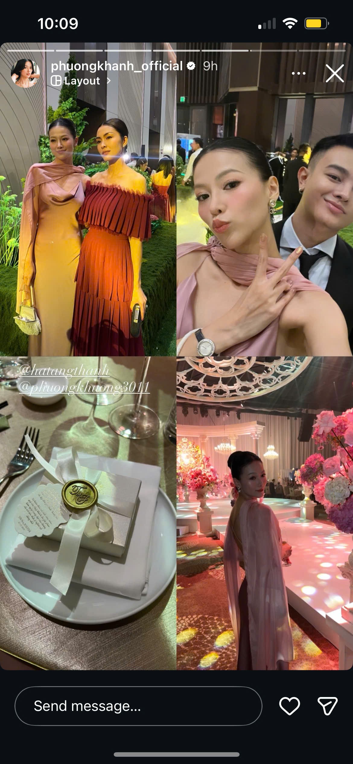 Fashionista Tiên Nguyễn chọn một thương hiệu Việt làm quà cưới