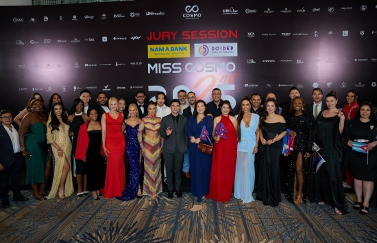 71 thí sinh 'Miss Cosmo 2025' gây dấu ấn mạnh mẽ tại đêm Jury Session
