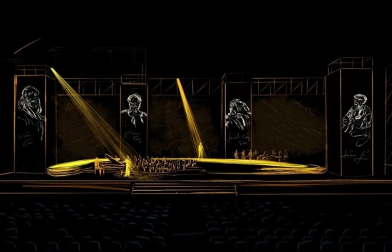 Sân khấu 'Về đây bốn cánh chim trời' – Khi không gian hóa thành bầu trời ký ức