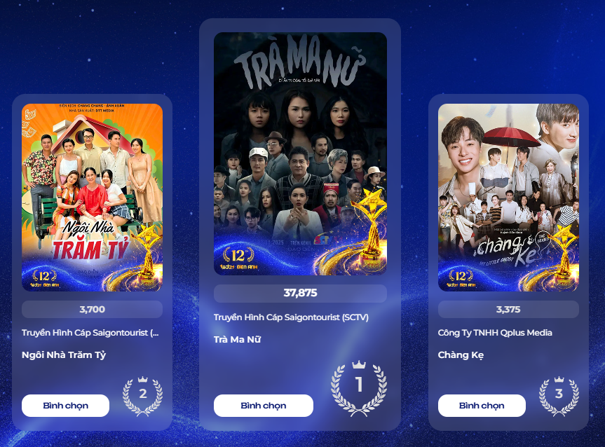 Ngôi Sao Xanh 2025: Cuộc đua bình chọn bước vào giai đoạn tăng tốc, nhiều gương mặt tạo cách biệt